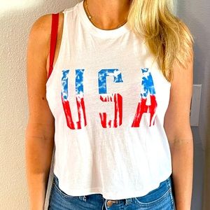 NWOT USA tank by Goldsheep! Great 4 4th of July!